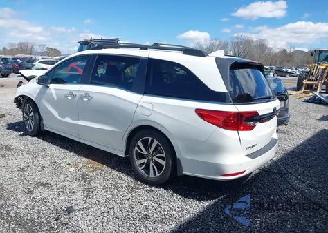 2022 Honda Odyssey Touring z USA, uszkodzony, nr VIN 5FNRL6H81NB052807